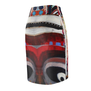 "Foots"  Women's Pencil Skirt dress