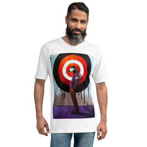 "One% On Target"   Men's T-shirt