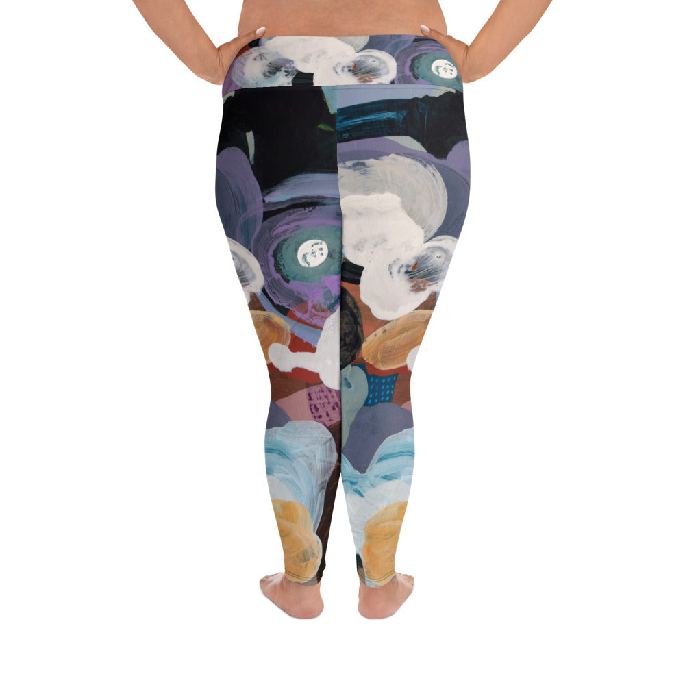 "Energizer"   All-Over Print Plus Size Leggings
