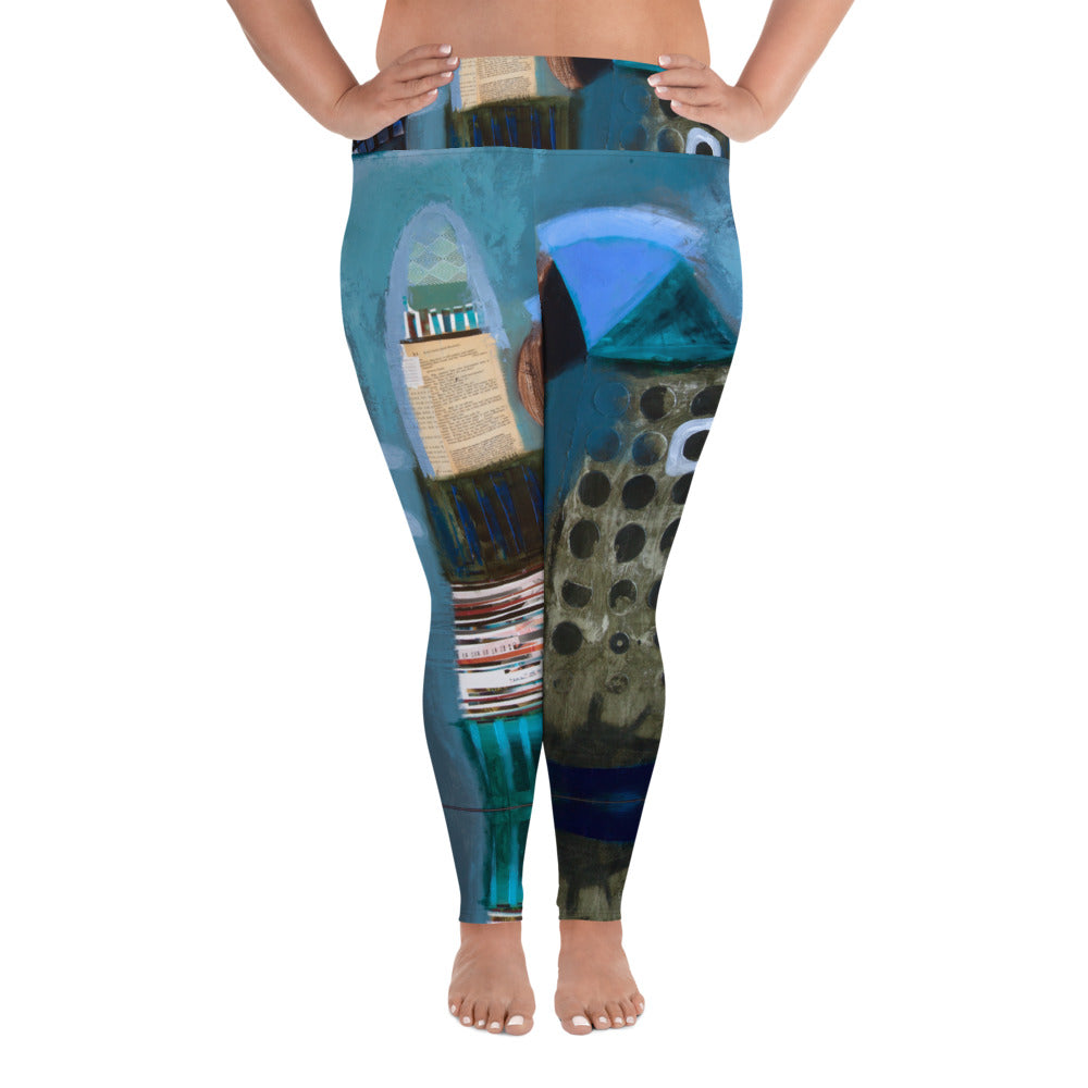 Ground Control All-Over Print Plus Size Leggings