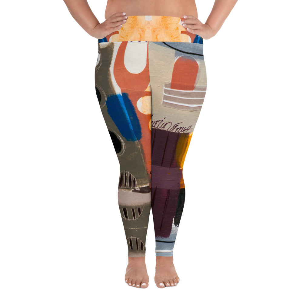 Ground Control All-Over Print Plus Size Leggings