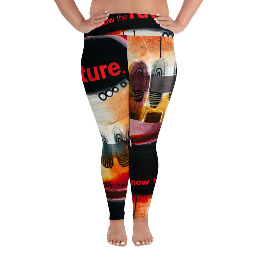 Know The Future All-Over Print Plus Size Leggings – MauriceEvansLifestyle