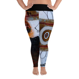 "A Deeper Love"   All-Over Print Plus Size Leggings