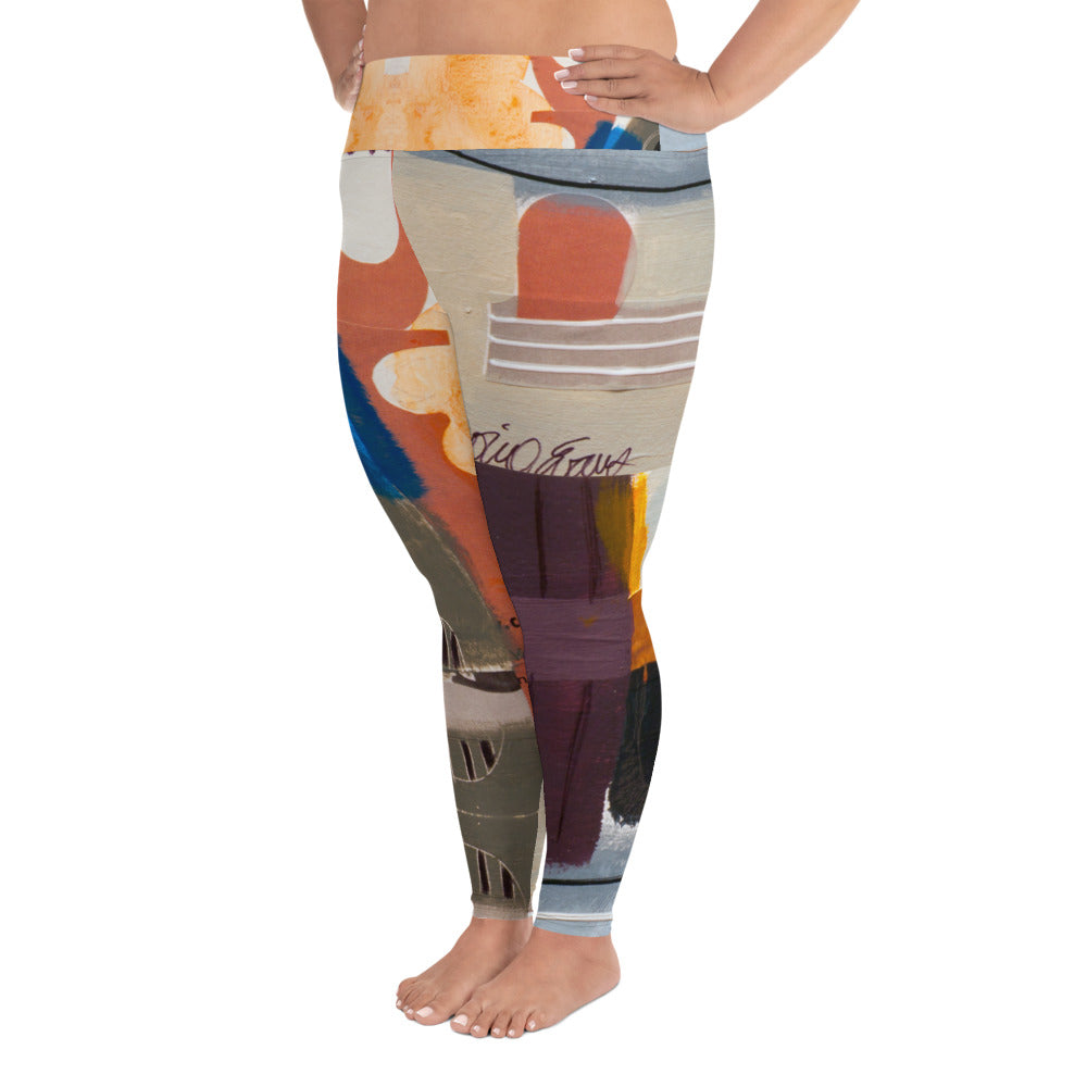 "It's Not A Dream"   All-Over Print Plus Size Leggings