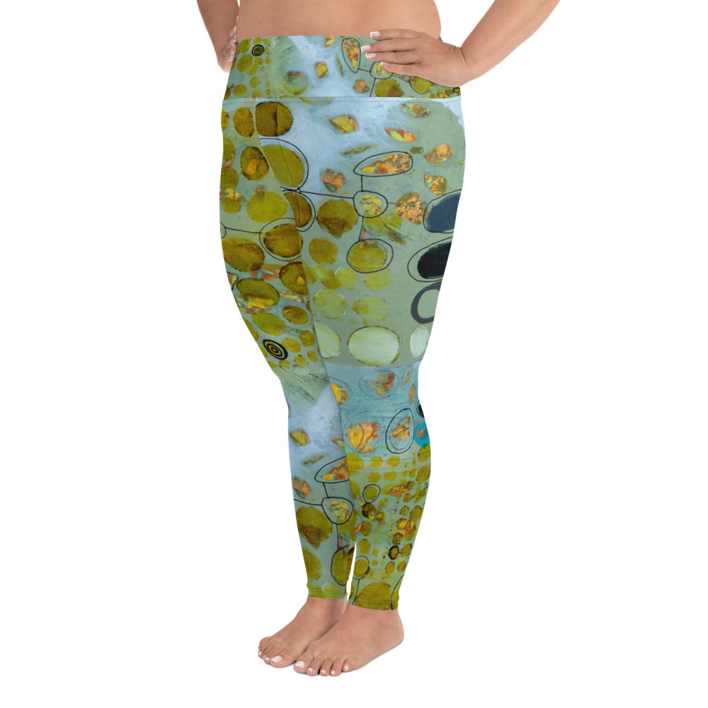 "Cell Therapy"   All-Over Print Plus Size Leggings