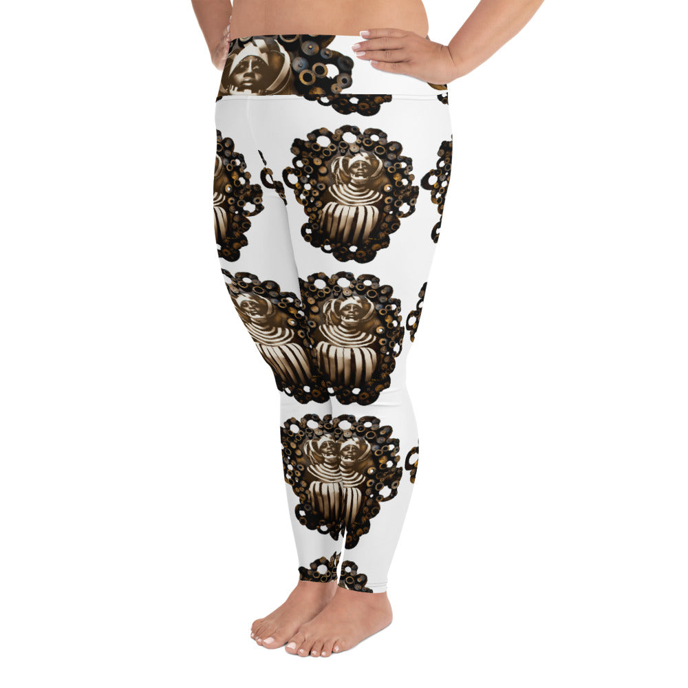 "Warrior Queen"   All-Over Print Plus Size Leggings
