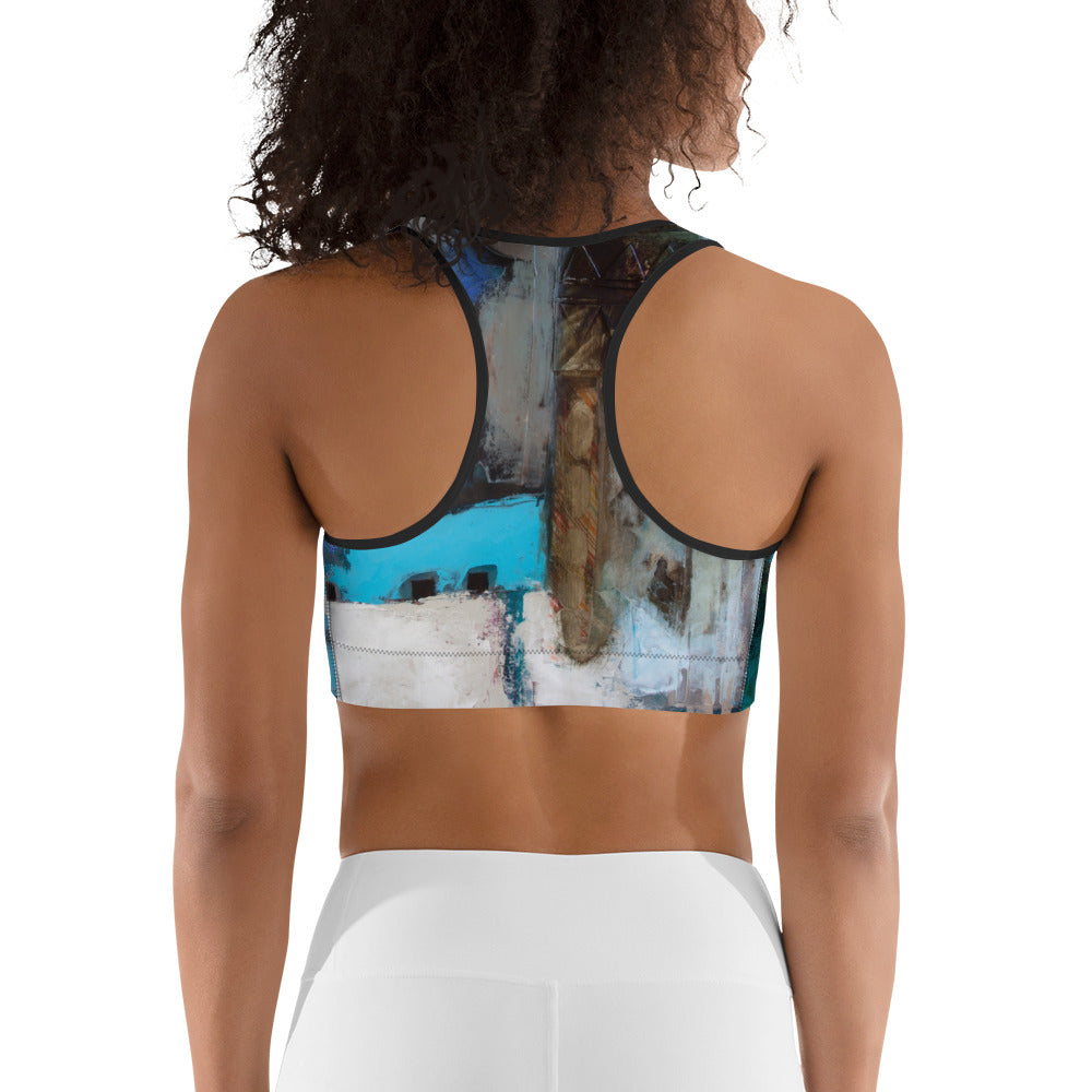 "Chain Reaction"  Sports bra Top