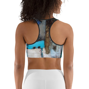 "Chain Reaction"  Sports bra Top