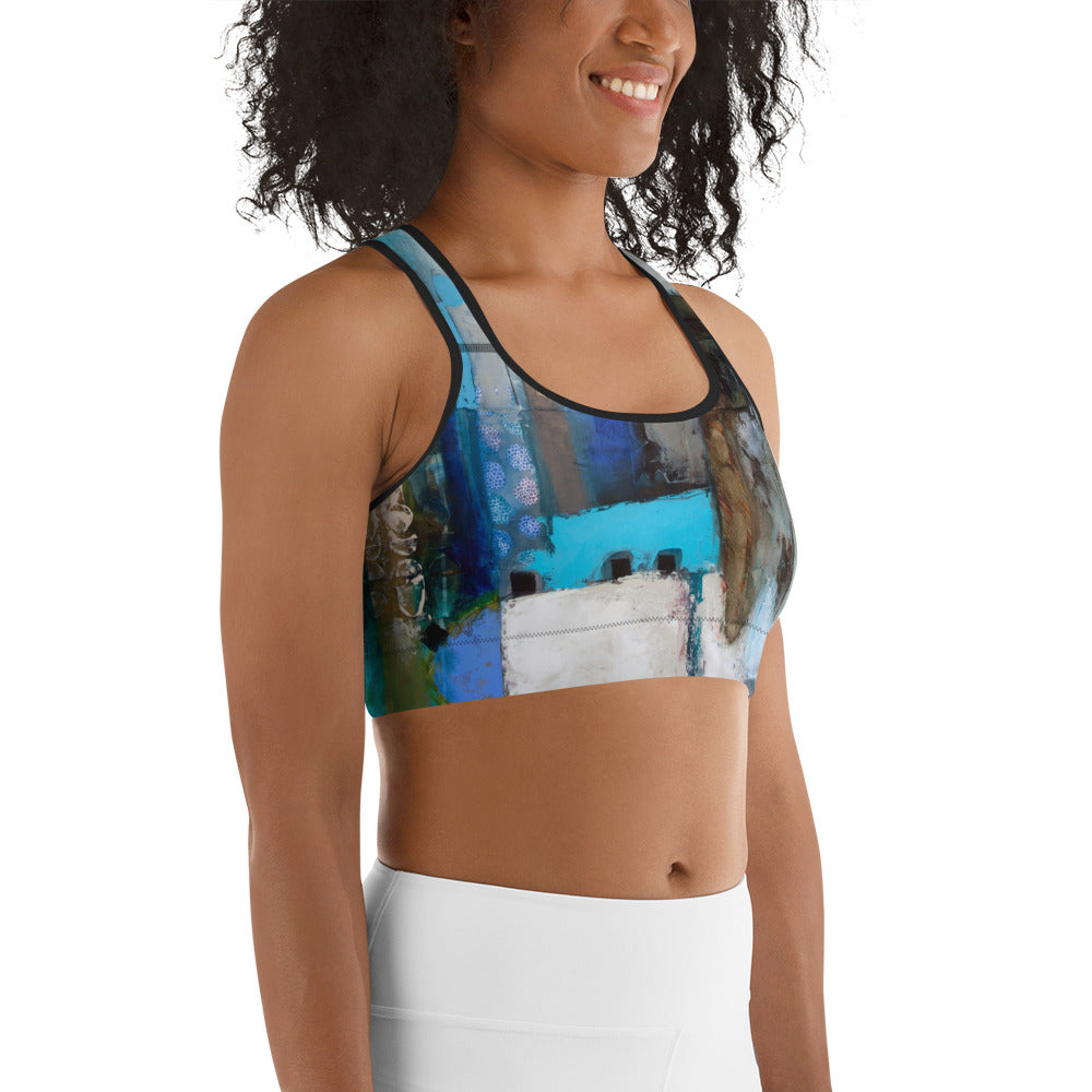 "Chain Reaction"  Sports bra Top