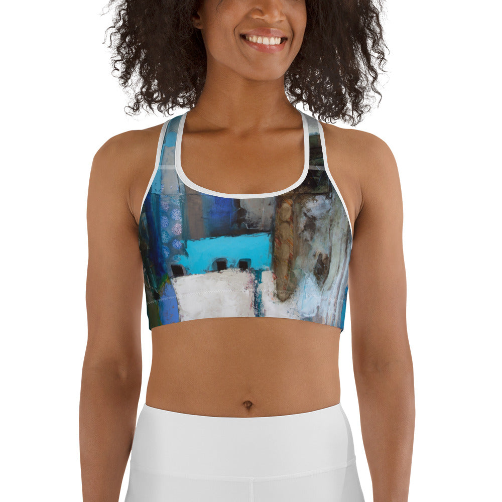 "Chain Reaction"  Sports bra Top