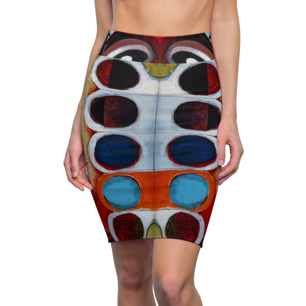 "Foots"  Women's Pencil Skirt dress