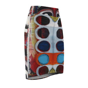 "Foots"  Women's Pencil Skirt dress